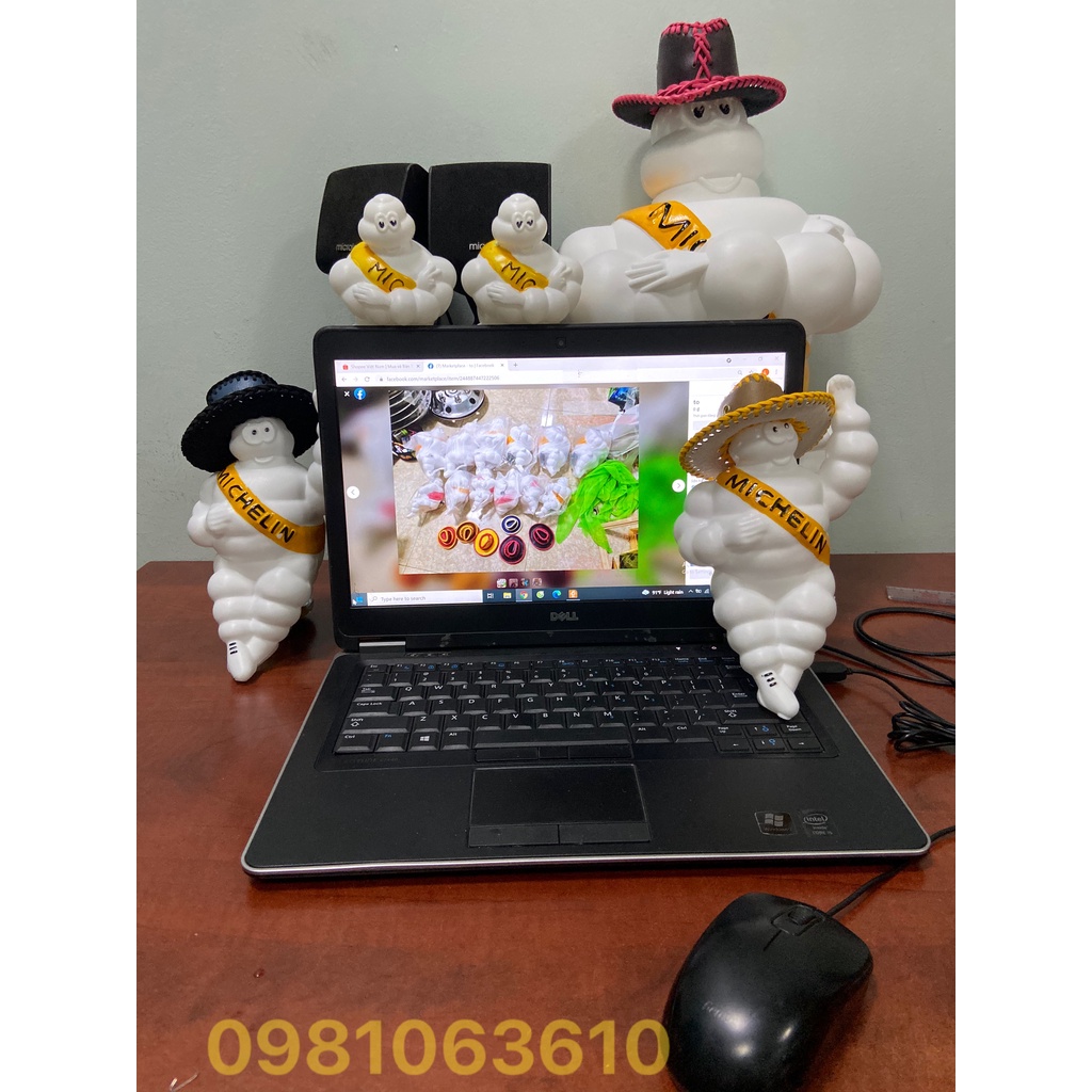 Búp bê MICHELIN cho xe tải nhập khẩu Thái Lan có đầy đủ pass,khăn,mũ, đèn hiệu ứng màu