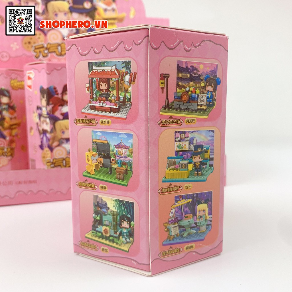 Mô hình lắp ráp Mini World món ngon đường phố