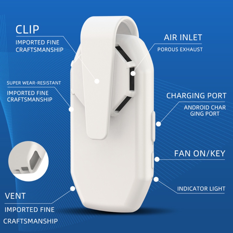 Quạt Mini Có Kẹp Bảo Vệ Mặt Tiện Dụng
