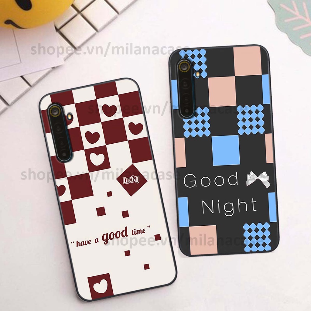 Ốp Realme 6 / 6 Pro caro họa tiết nhiều màu sắc siêu đẹp thời trang cá tính