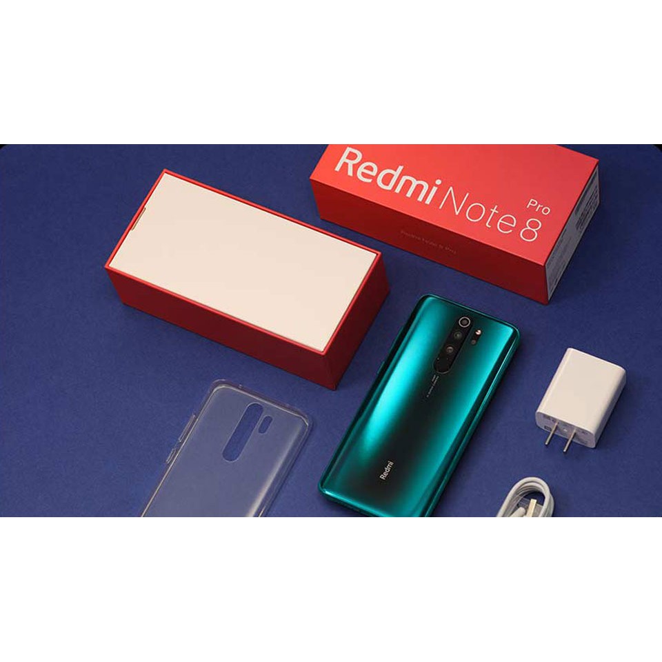 Điện thoại Xiaomi Redmi Note 8 Pro 6GB 64GB + Cường lực + Ốp lưng + Tai nghe - nhập khẩu | BigBuy360 - bigbuy360.vn
