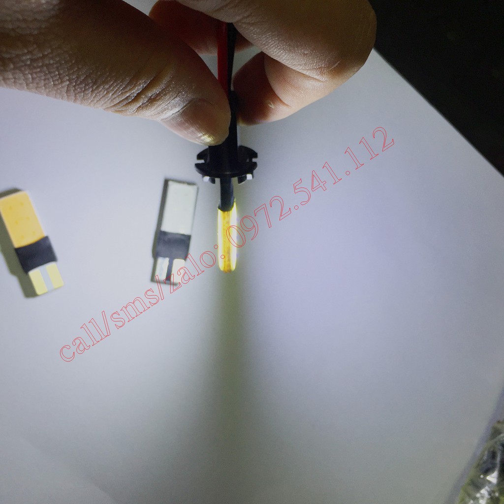 Bóng LED T10 Chip COB 2 mặt 360*
