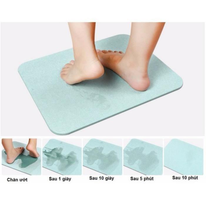 [MỚI VỀ] Thảm đá chùi chân siêu thấm xuất Nhật loại to 60cm-40cm