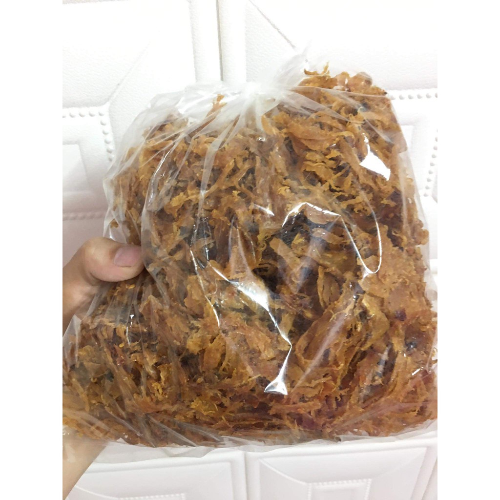 500gr khô mực xé tẩm cay