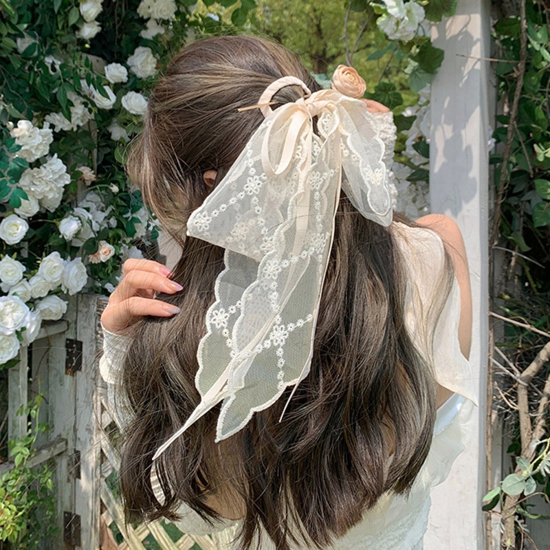 Trâm Cài Tóc Đính Hoa Và Ngọc Trai Phong Cách Retro Cho Nữ