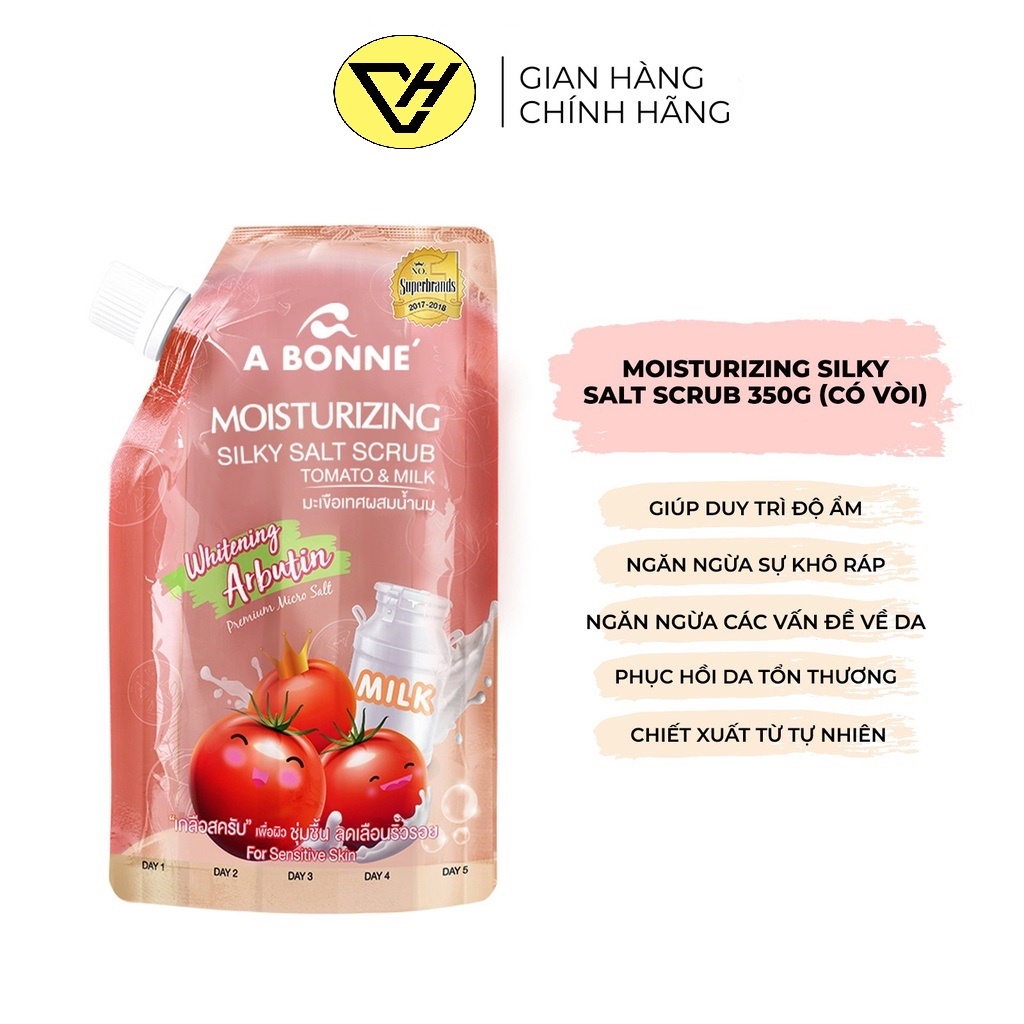 Muối Tắm Dưỡng Ẩm A Bonne' 350g (Có Vòi)