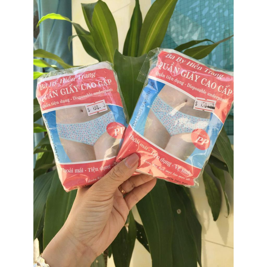 [Ảnh thật] set 6 quần lót giấy cao cấp