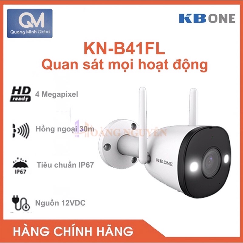 Camera Kbone KN - B41FL Chịu Đựng Mưa Nắng