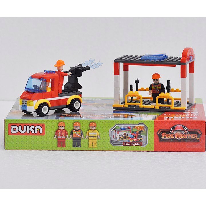 Đồ Chơi Duka: Ghép Hình - Lính Cứu Hỏa 211 Chi Tiết (Z70603)