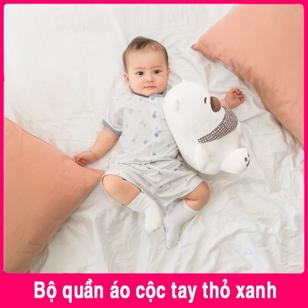 [FLASH SALE] Bộ Cộc Tay Bé Trai MIOMIO (0m-24m) form rộng