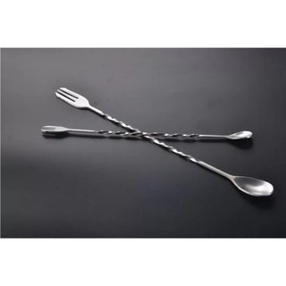 Thìa khuấy inox pha chế nhiều size