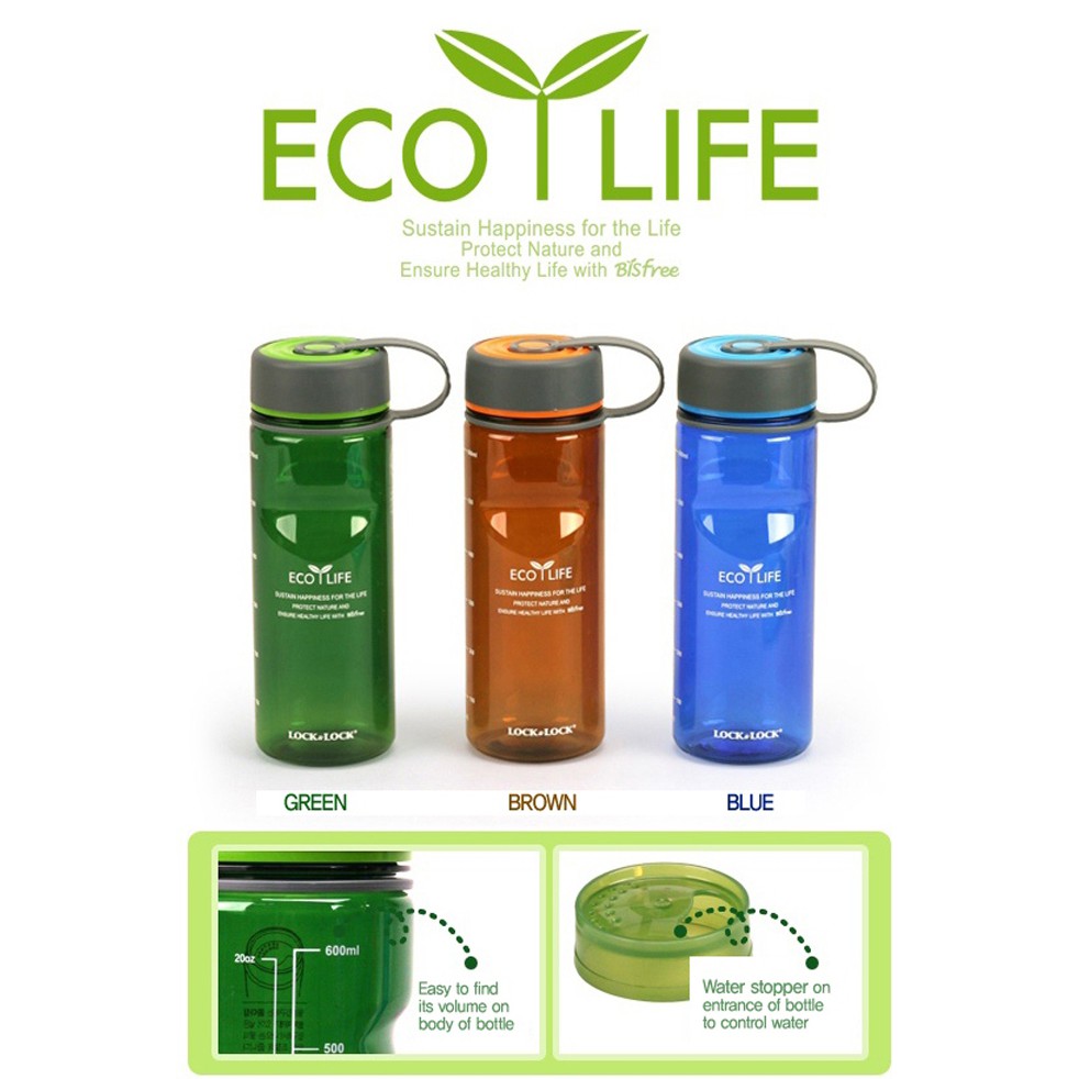 Bình nước Ecolife 700ml Lock&Lock ABF604