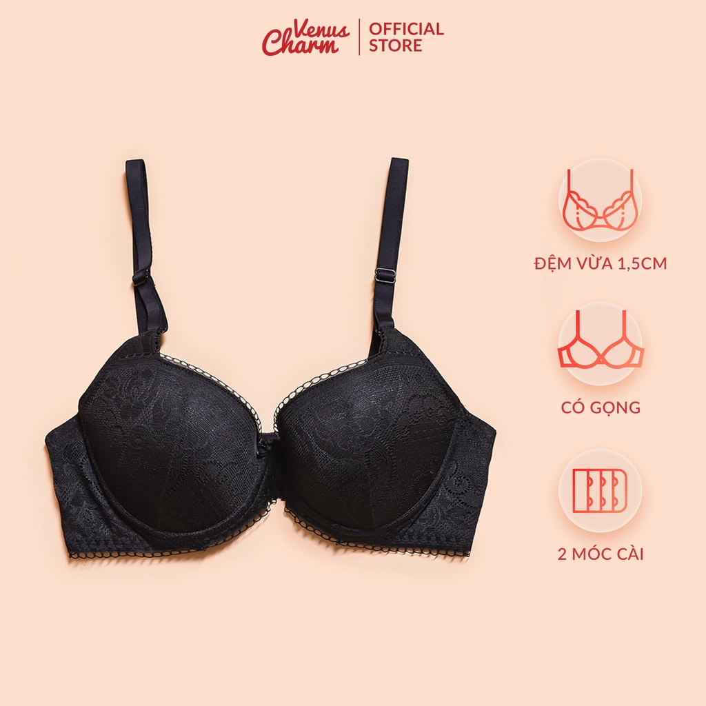 Áo lót nữ Venus Charm VE524 đệm vừa có gọng nâng ngực 1,5cm | BigBuy360 - bigbuy360.vn