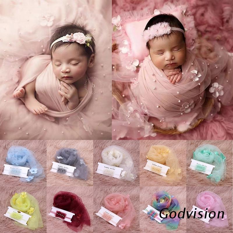 Set 2 Phụ Kiện Trang Trí Chụp Ảnh Cho Bé Sơ Sinh