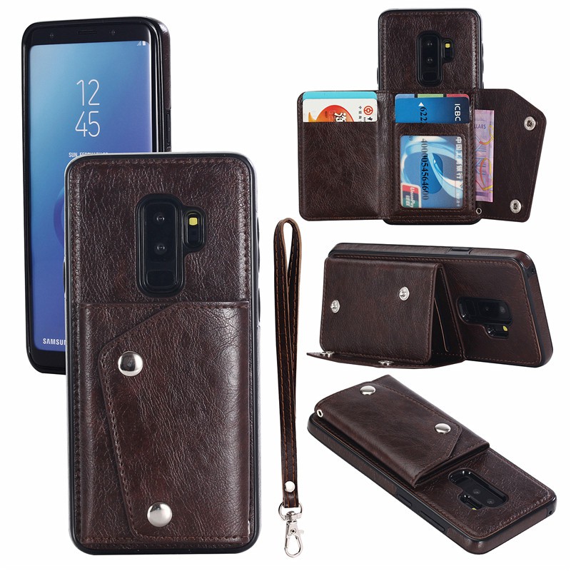Ốp lưng da điện thoại thiết kế ví đựng thẻ 3D cho Samsung S9 S9 Plus S8 S8 Plus S7 S7 | BigBuy360 - bigbuy360.vn