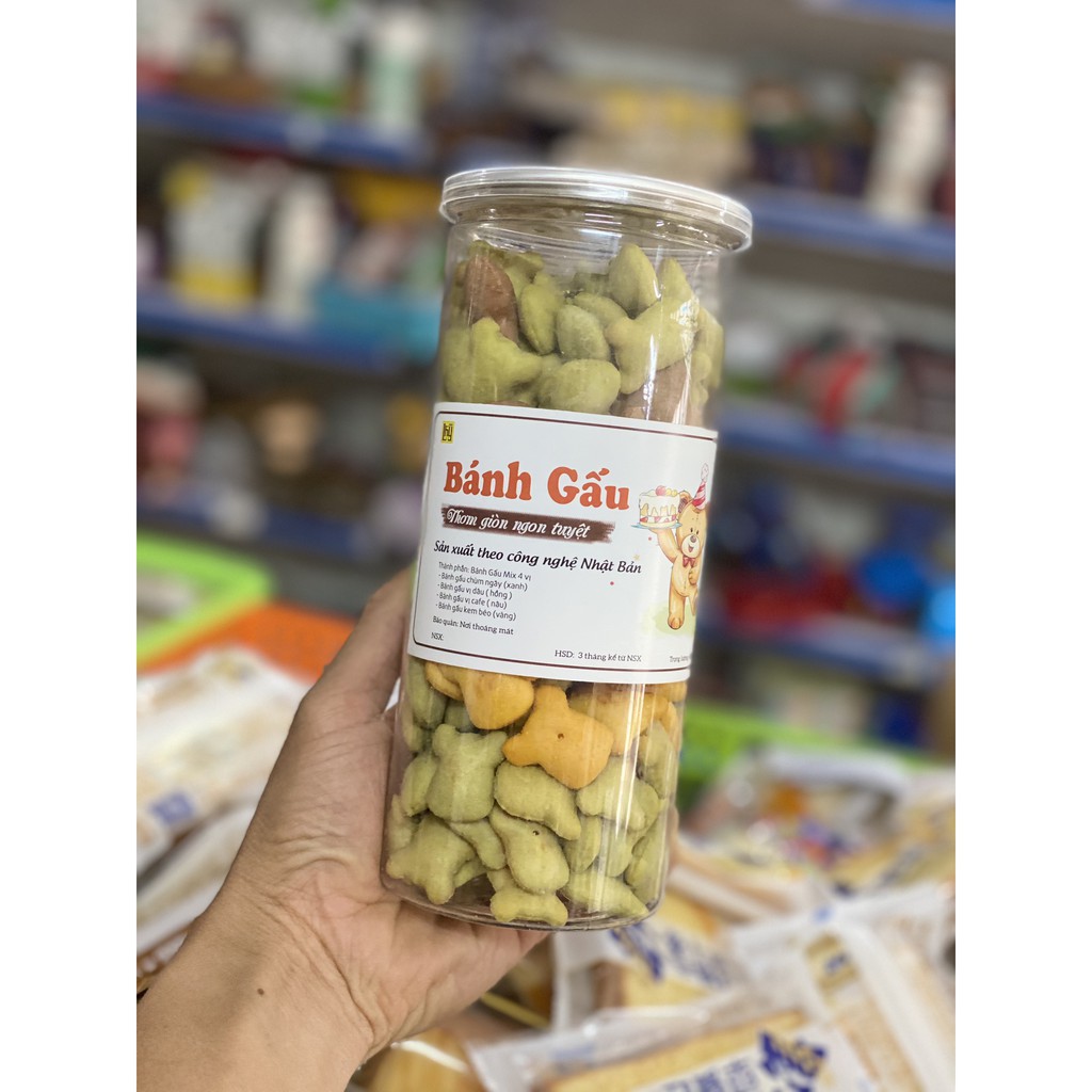 Bánh gấu mix các vị nhân kem Thiên Hồng 50k/ hộp 400g | BigBuy360 - bigbuy360.vn