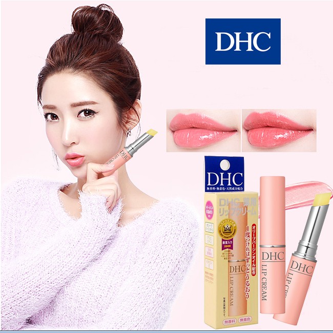 Son dưỡng môi DHC lip cream không màu 1,5g chính hãng nhật bản