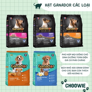 Thức ăn cho chó Ganador hạt cho chó lớn chó con nhiều vị 400 gram Choowie Pet Shop