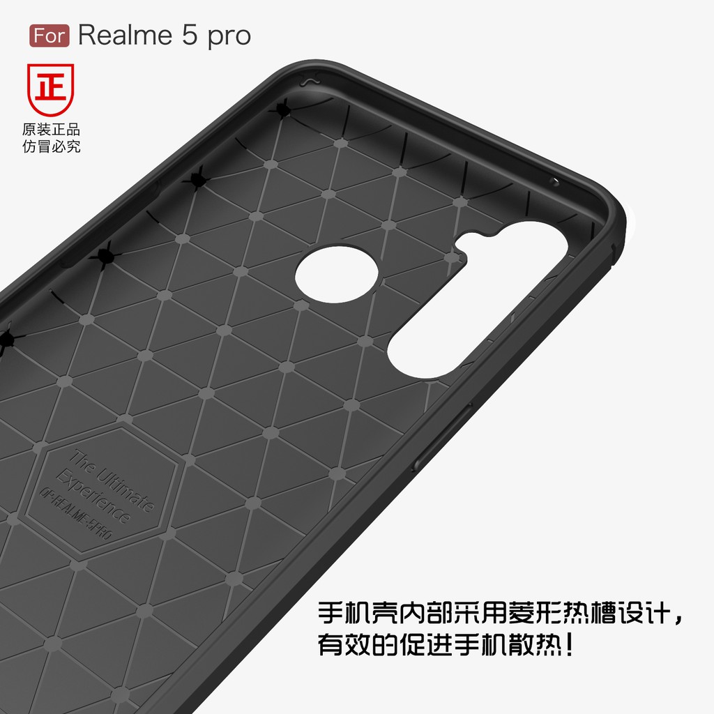 Ốp Lưng Sợi Carbon Cho Oppo A92 A52 A72 A9 A5 2020 Realme 5 6 Pro 5i 5s 6i C3 C1 6s Q Case A91 F15 A8 A31 Reno 3 F9 Pro A1K F11 Pro R19 A9 A9X A3S A7 A5S A12 A12E