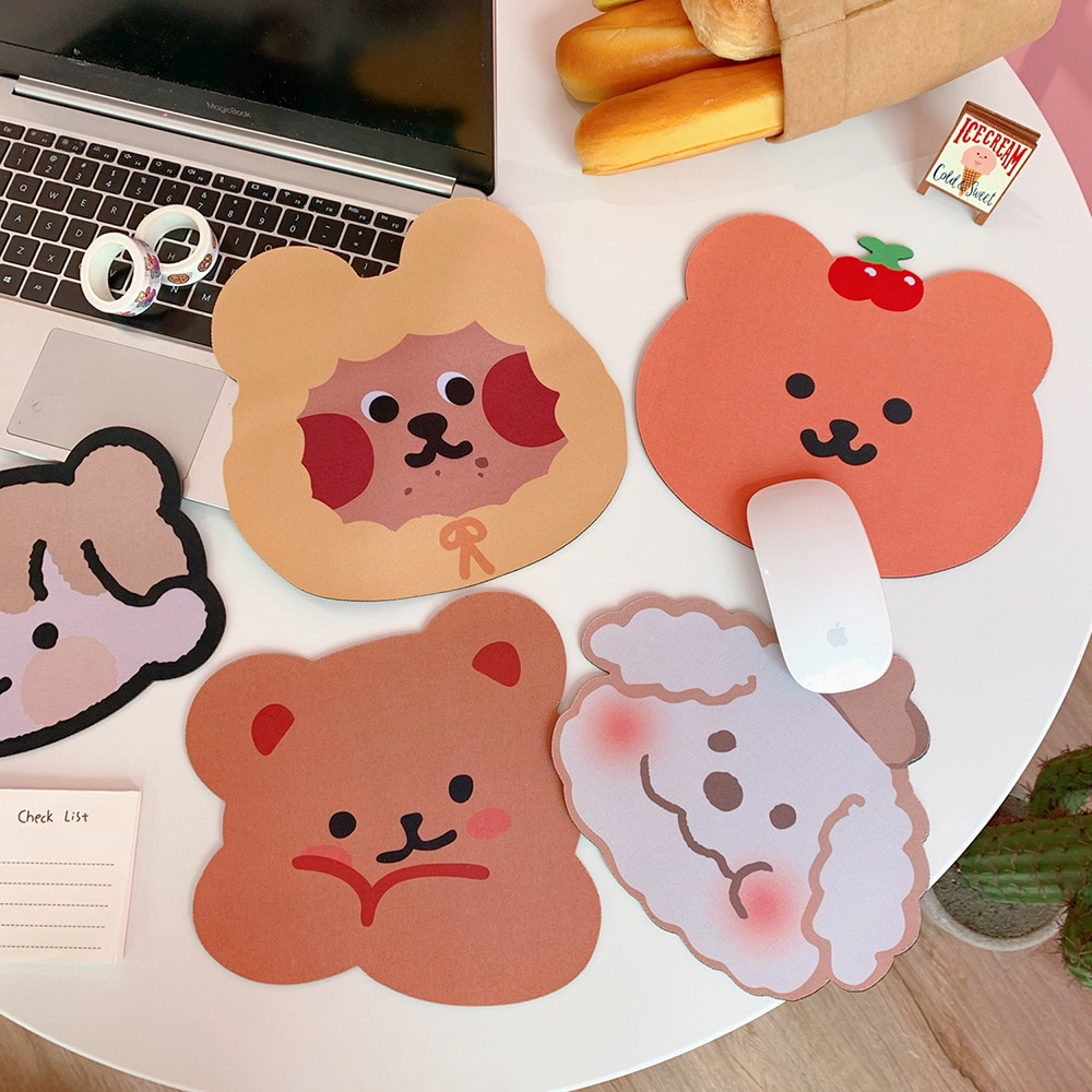 PAD MOUSE, MIẾNG LÓT CHUỘT CHỐNG TRƠN TRƯỢT HÌNH THÚ CÓ TAY ĐỆM