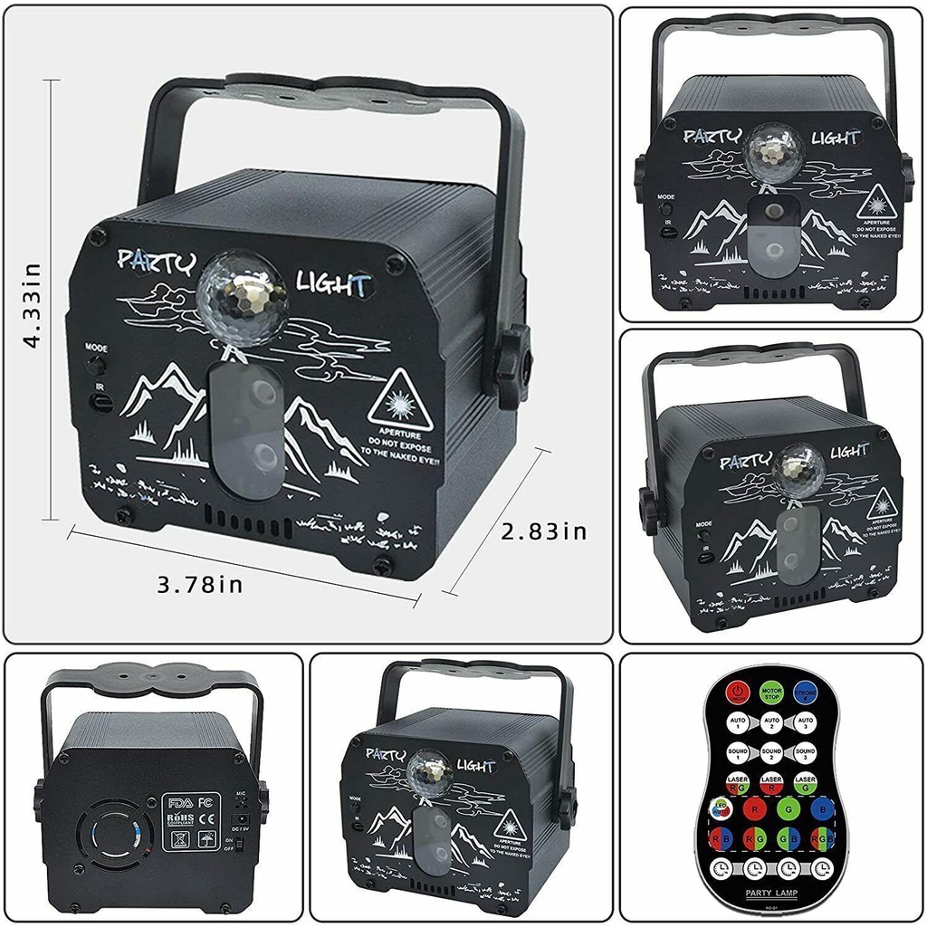 KRNY Laser Projector Light Party Lighting DJ KTV Stage Light
