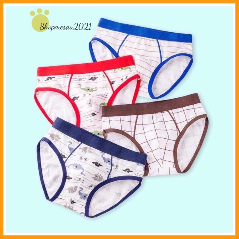 Sét 4c quần sịp trẻ em chất cottong hàng quảng châu