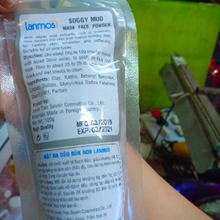 Bột mặt nạ lanmos bùn non