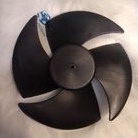 cánh quạt điều hoà 32cm lỗ 8 quay cùng chiều kim đồng hồ