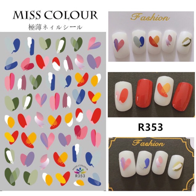 Sticker dán móng tay nail mẫu mới