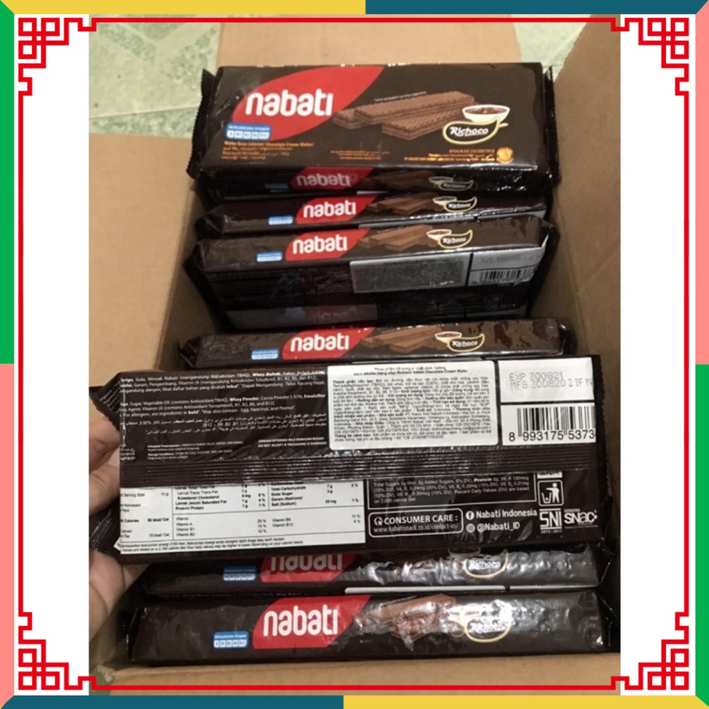 Bánh Kem Xốp Nabati Phô Mai/Socola 110g sieuthitoanngoc