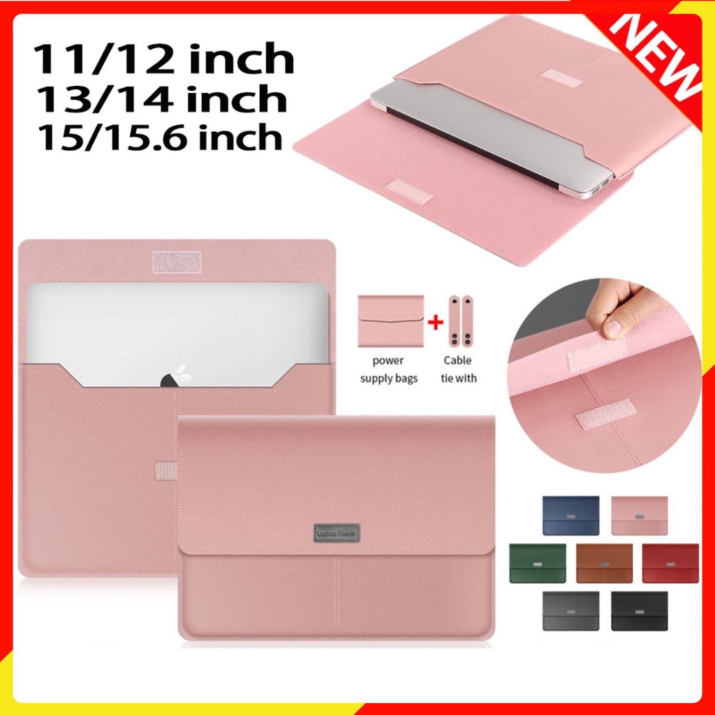 Túi da cho macbook laptop đa năng chống nước, chống xước cho máy 11 inch - 15,6 inch.