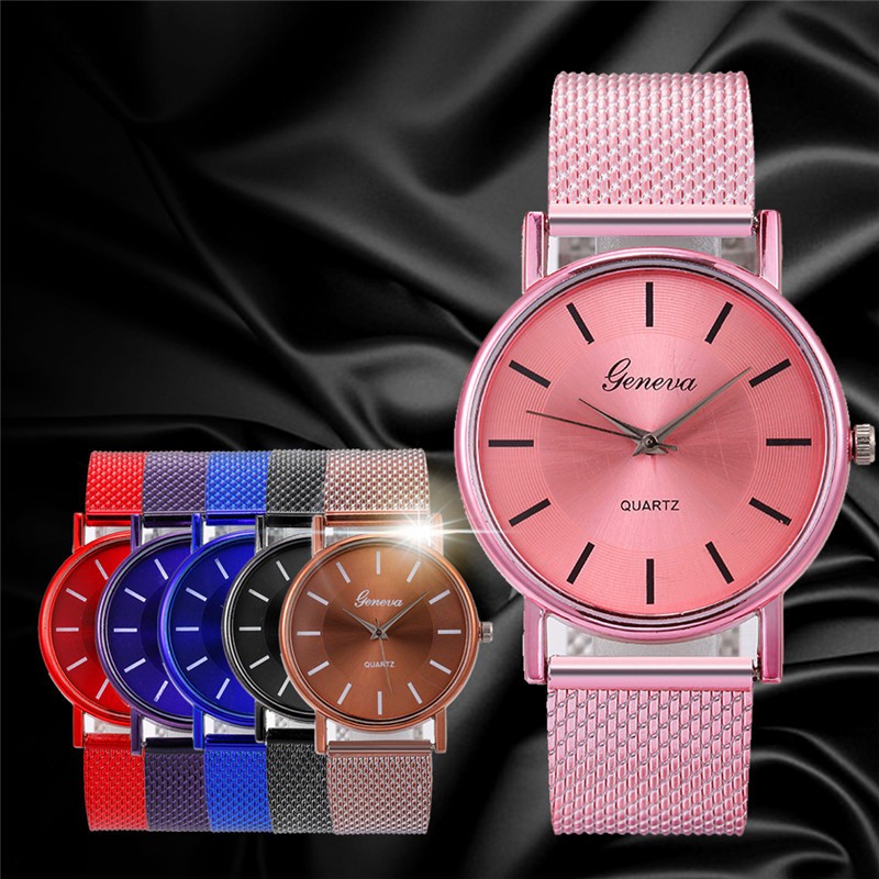 Fashion Unisex Quartz Watch Women's Wristwatches Life Waterproof Ladies Wrist Watch