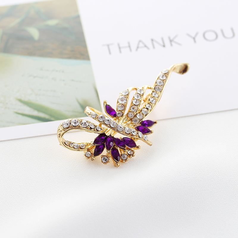 Ghim cài áo đính đá sang trọng thời trang Hàn Quốc cho nữ