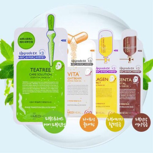Lẻ Miếng Mặt Nạ MediHeal Essential Mask Ex 24ml | BigBuy360 - bigbuy360.vn