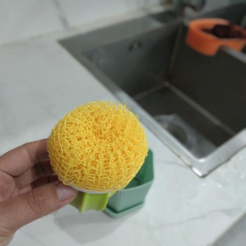 dụng cụ cọ rửa đa năng hình xương rồng xinh xắn
