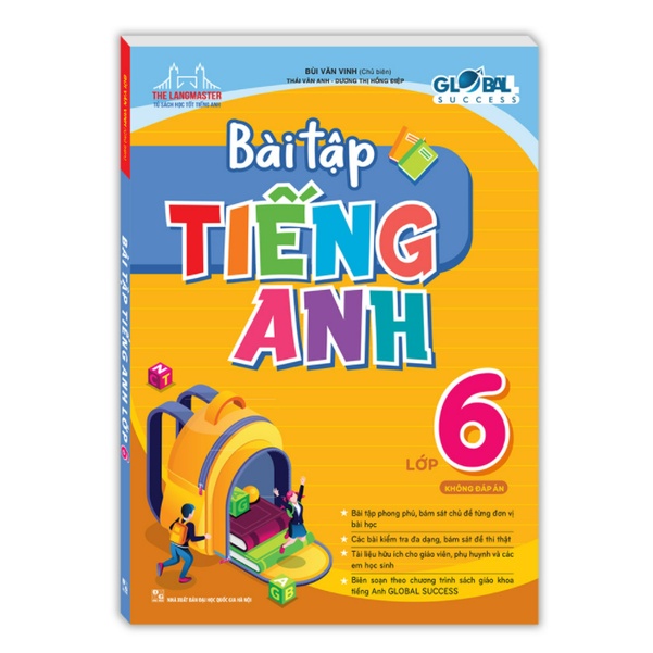 Sách - Bài tập tiếng Anh lớp 6 (Sách màu,không đáp án) | BigBuy360 - bigbuy360.vn