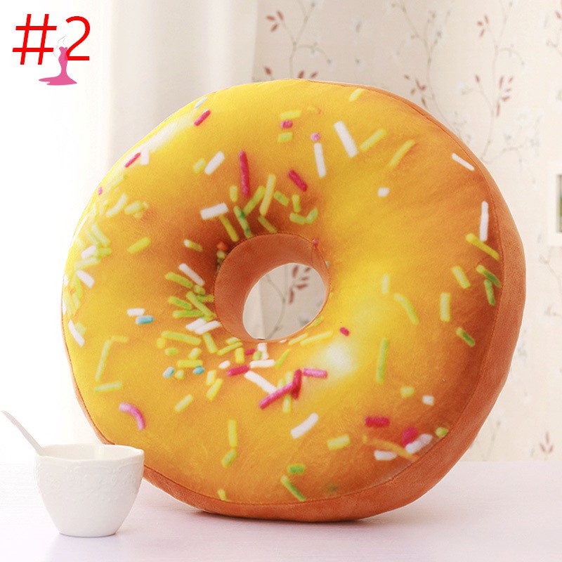 Gối Đệm Hình Bánh Donut Sáng Tạo Tw