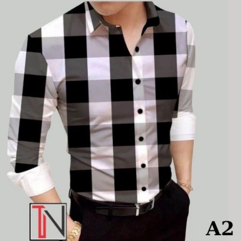 Áo Sơ Mi Nam Sọc Caro 💥 CAO CẤP💥Phong Cách Tân Thời Đại , Chất Lụa Hàn Mềm  Mại, Thoáng Mát Dvin_fashion