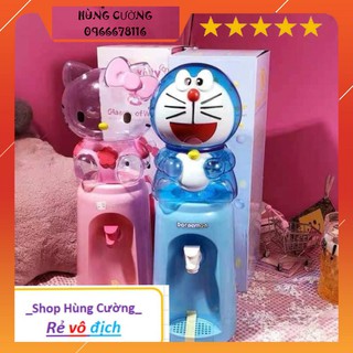 THANH LÝ Bình Đựng Nước Hình Cây Nước Mini Cho Trẻ Em Doraemon và Kitty