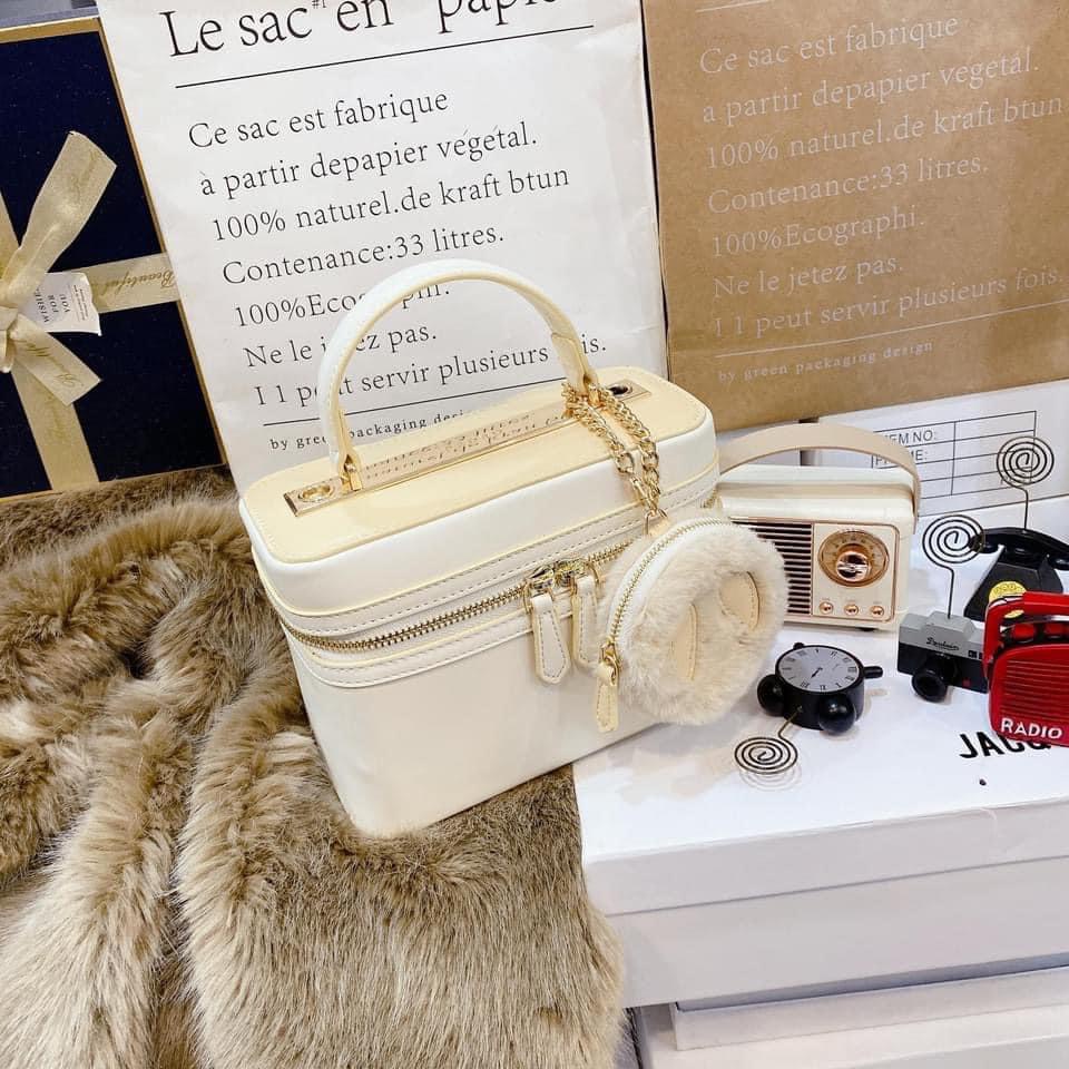 Túi xách dáng cốp hiệu Pe.dro không box size 19/Cốp Pe.dro da lì hàng xuất size 19 siêu xinh