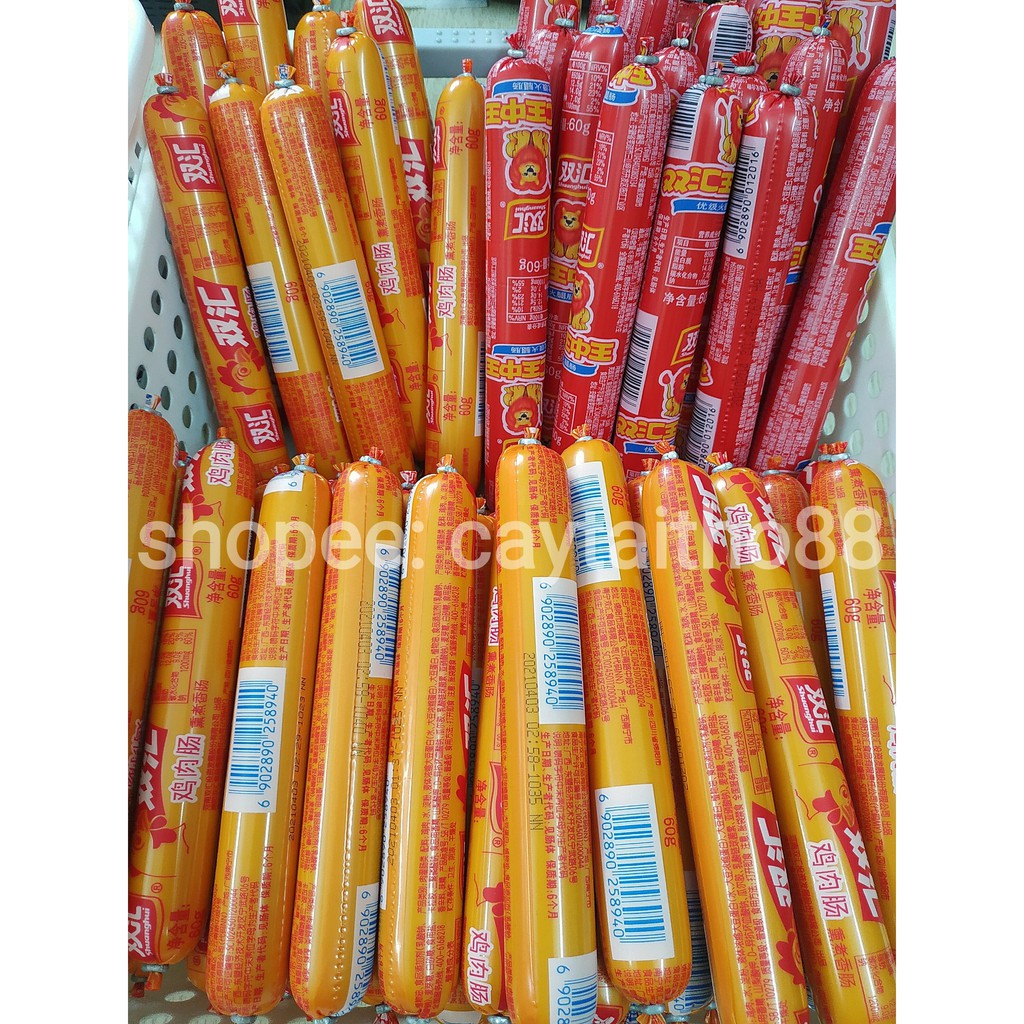 lẻ xúc xích gà ăn liền