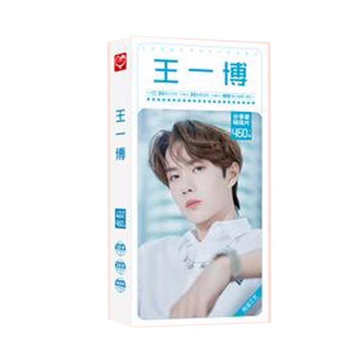 Hộp ảnh Postcard Vương Nhất Bác có lomo sticker tập ảnh in hình