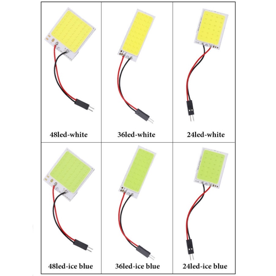 Bóng Đèn LED T10 COB W5W LED T10 C5W BA9S H21W DC 12V Chuyên Dụng Cho Xe Hơi