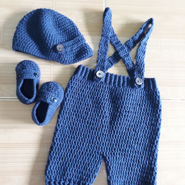 Set yếm len cho bé trai