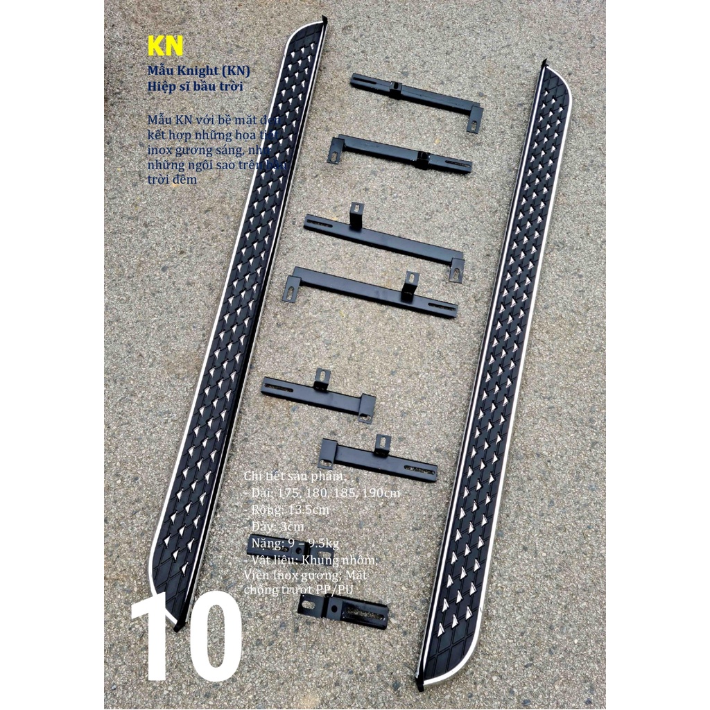 Bậc lên xuống, bệ bước chân cho SUZUKI ERTIGA mới nhất