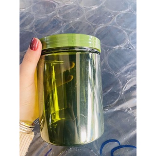 5 Hủ 1kg ( 1000g) hủ dẻo . có màu xanh rêu . màu trắng sữa .màu trong