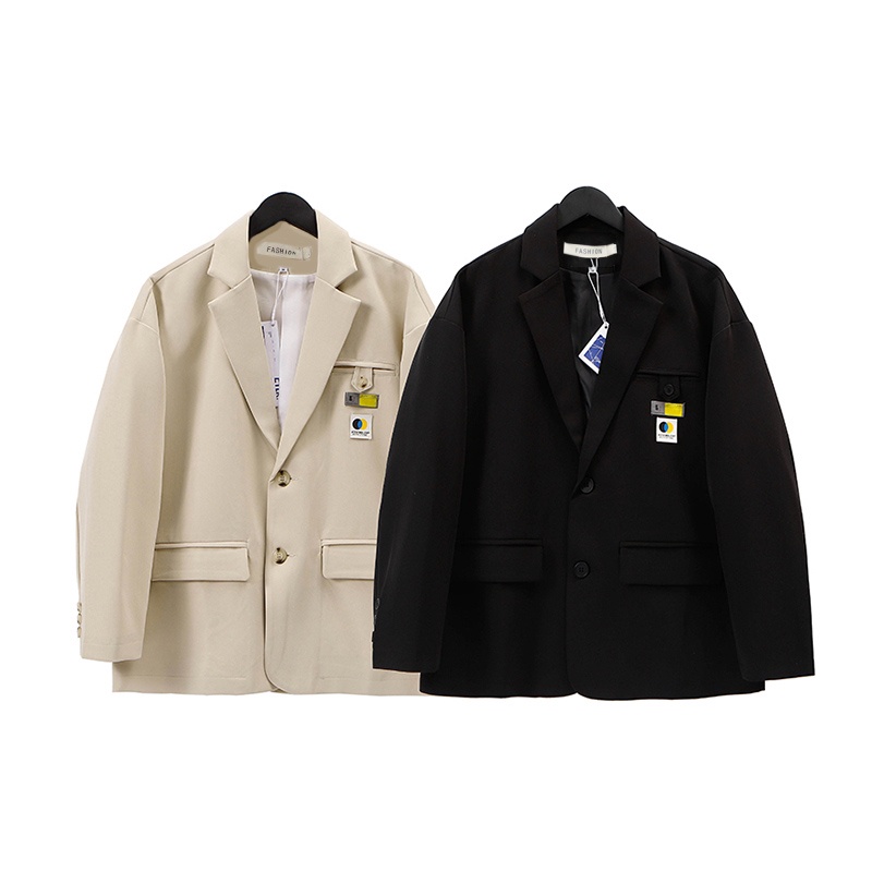 Áo khoác blazer Unisex nam nữ dáng rộng thời trang Hàn quốc 4 màu