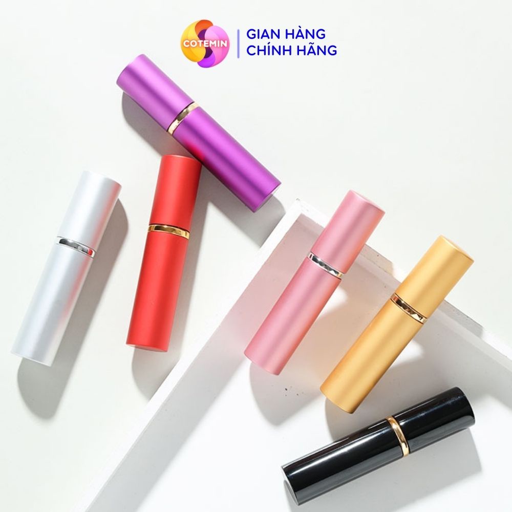 Chai Chiết Nước Hoa Loại Lọ 5ML Nhôm Nhám Nhiều Màu COTEMIN