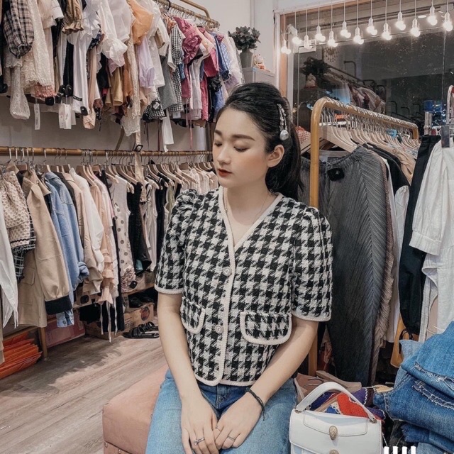 Áo dạ ngắn zic zắc nữ siêu hot (sẵn hàng) | BigBuy360 - bigbuy360.vn