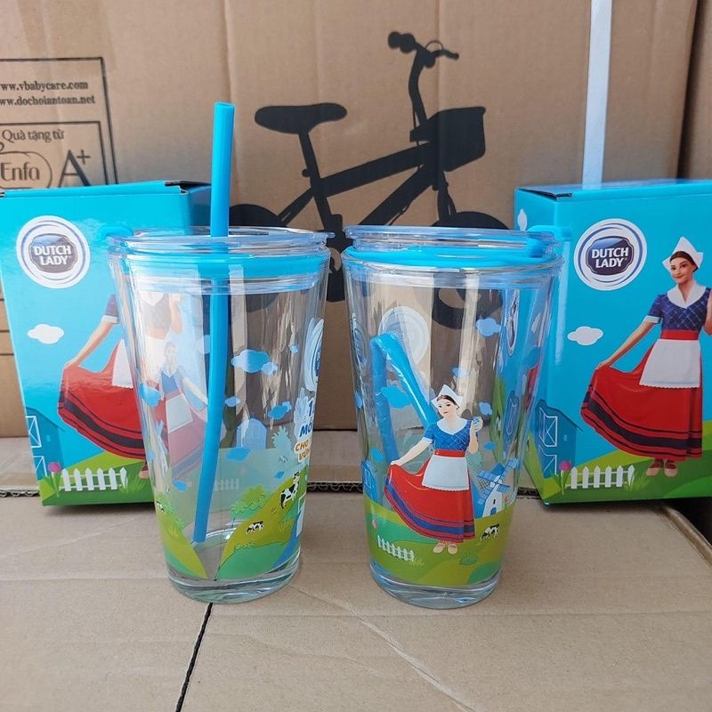 Ly thủy tinh Vinamilk 450ml